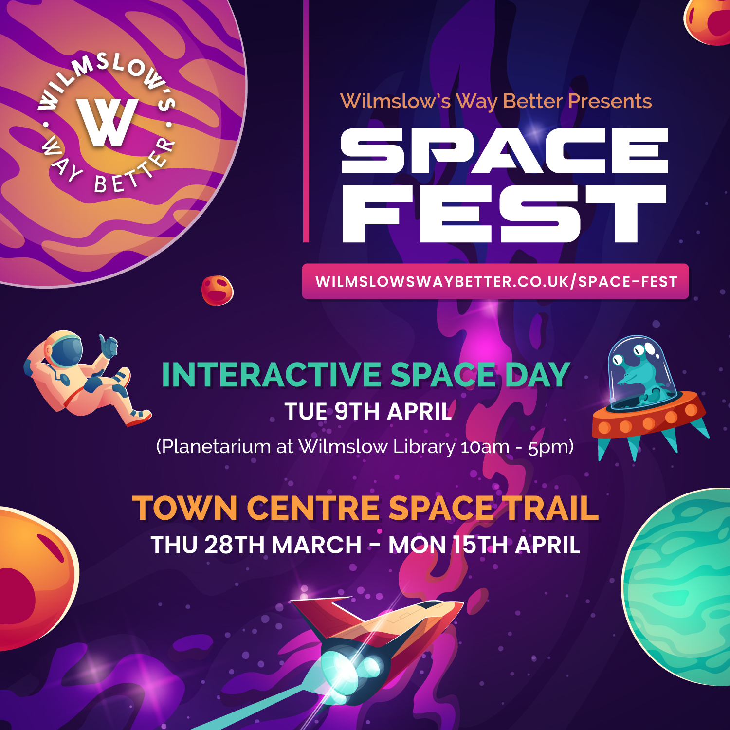 Space Fest Town Centre Trail