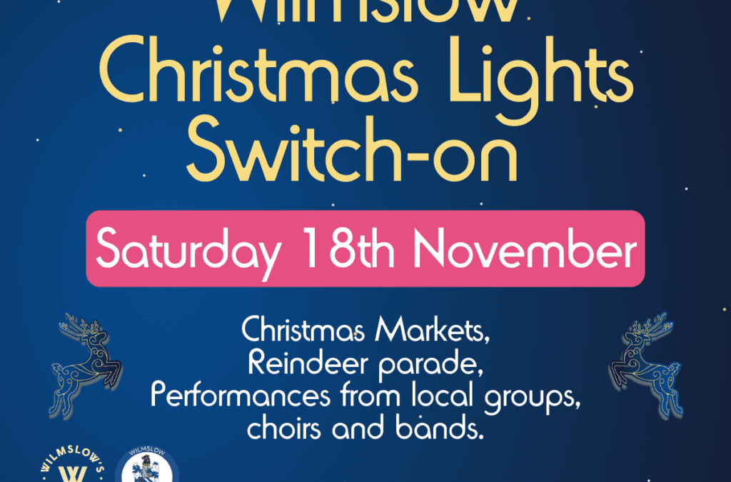 Wilmslow Town Centre Christmas Light Switch On