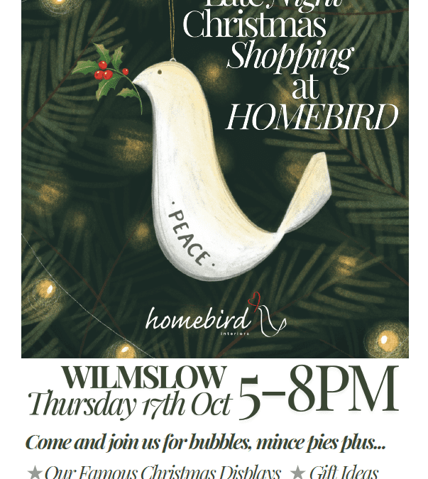 Homebird Christmas Shopping Event