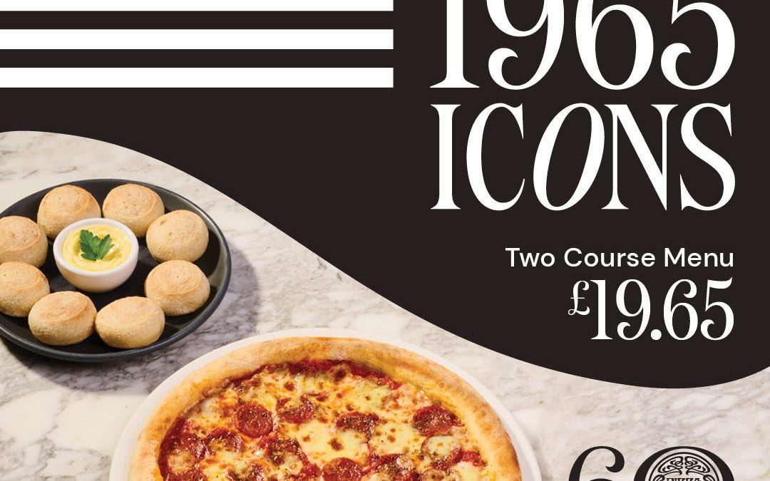To celebrate its 60th year, PizzaExpress has launched a new menu