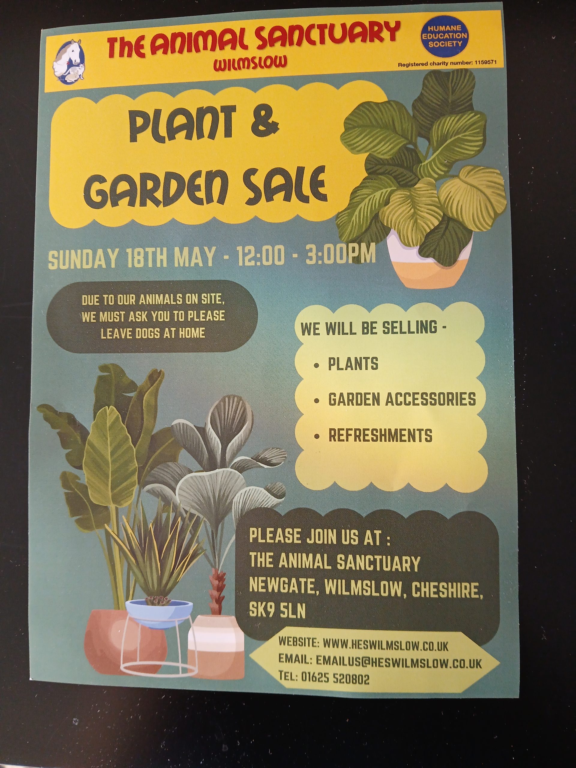Plant & Garden Sale at The Animal Sanctuary