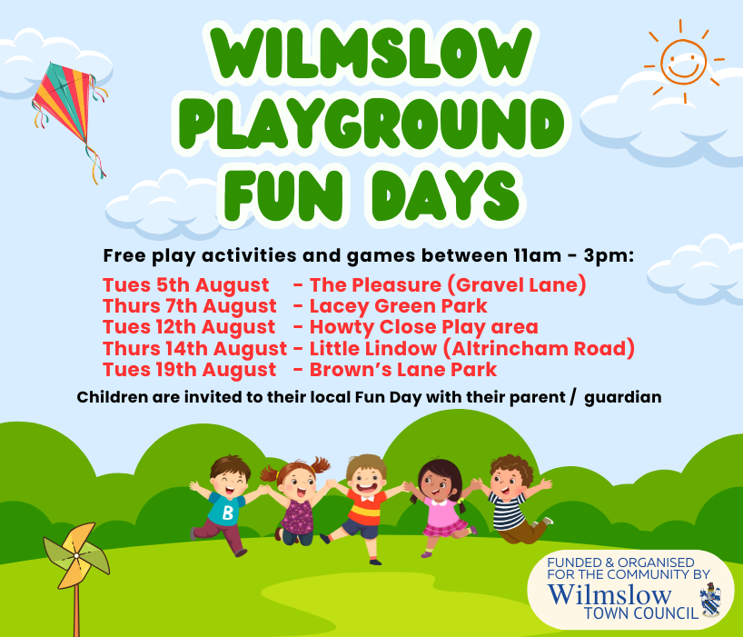 Playground Fun Days in Wilmslow – Free Summer Activities for Kids