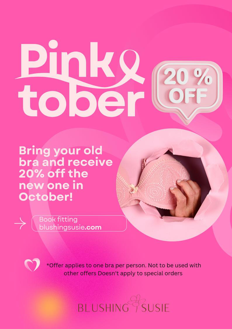 Pinktober Offer – Support & Save at Blushing Susie