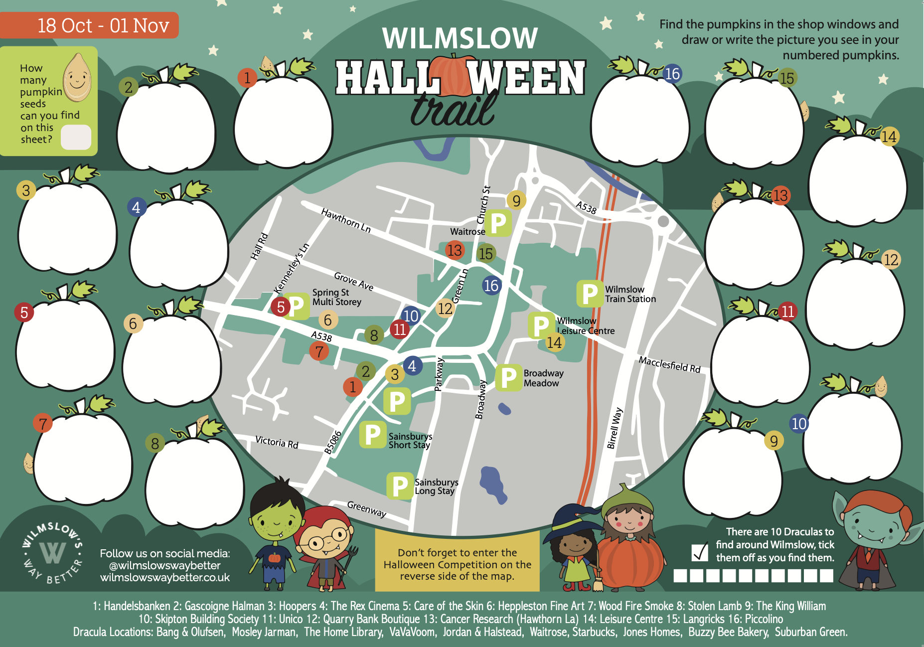 Wilmslow Halloween Trail 2026