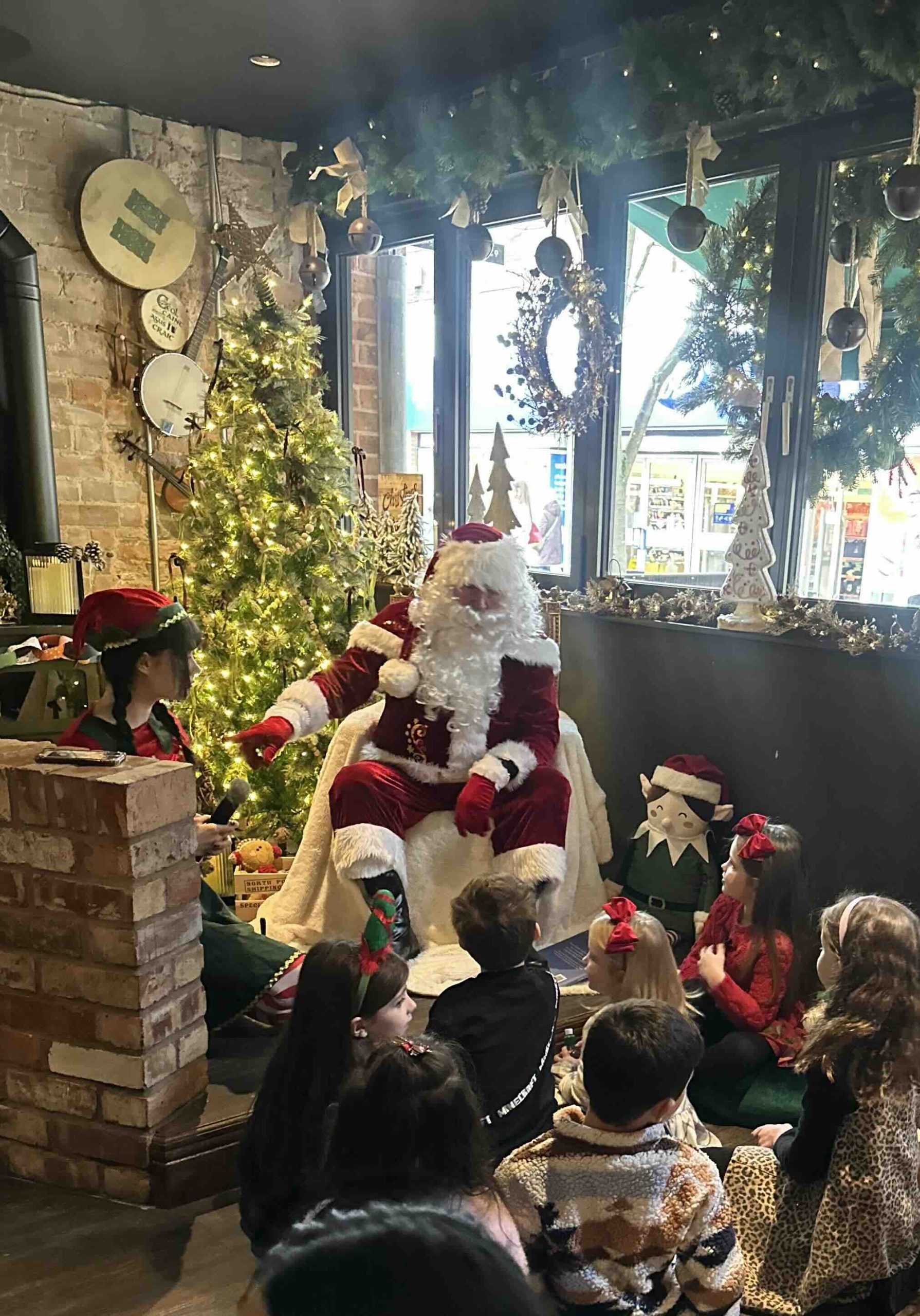 Storytime with Santa at The Mucky Pup