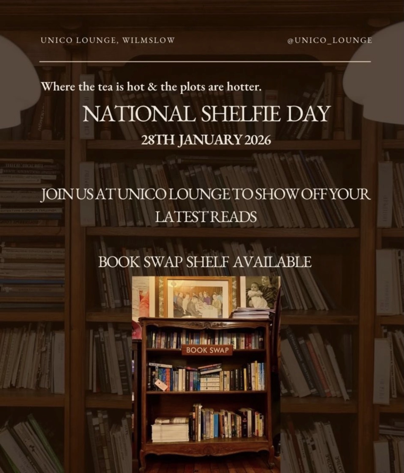 Unico Lounge National Shelfie Day