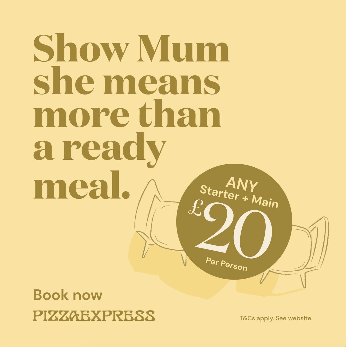 Mother’s Day Set Menu at PizzaExpress