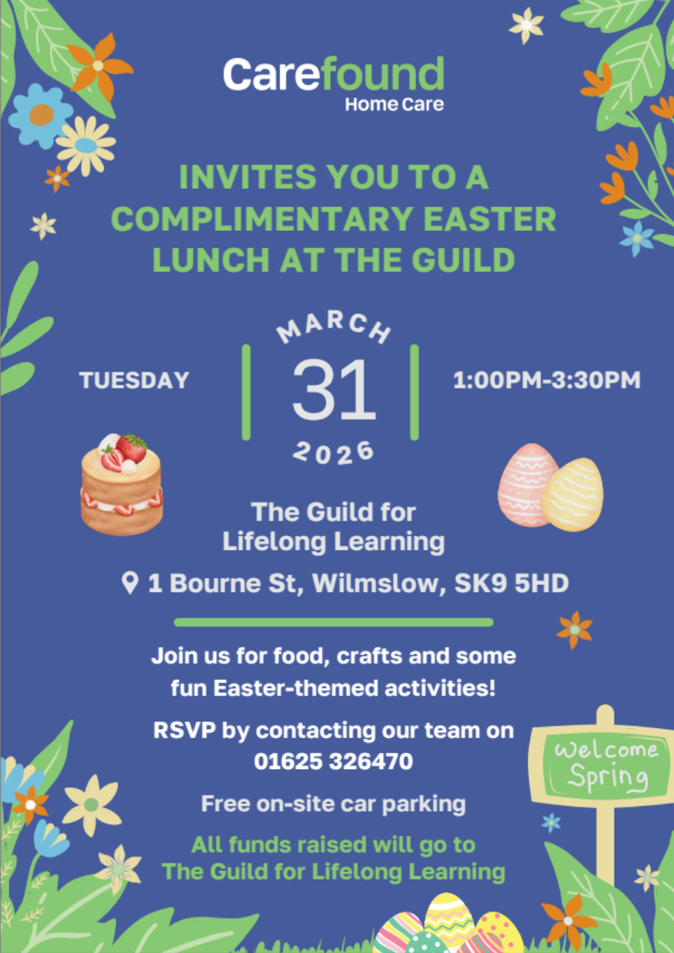 Complimentary Easter Lunch at The Guild Carefound