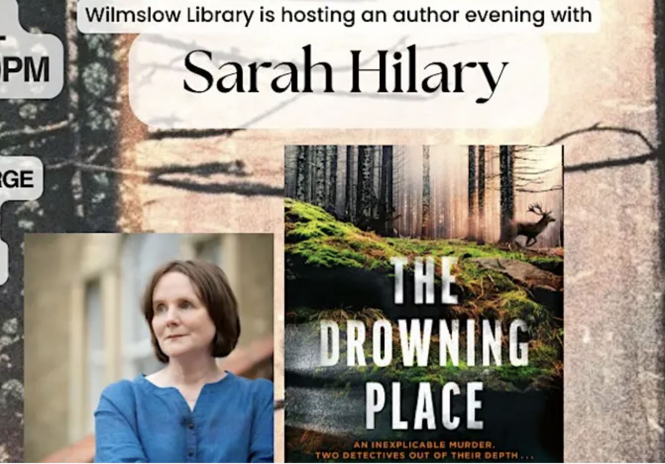 An Evening with Author Sarah Hilary at Wilmslow Library