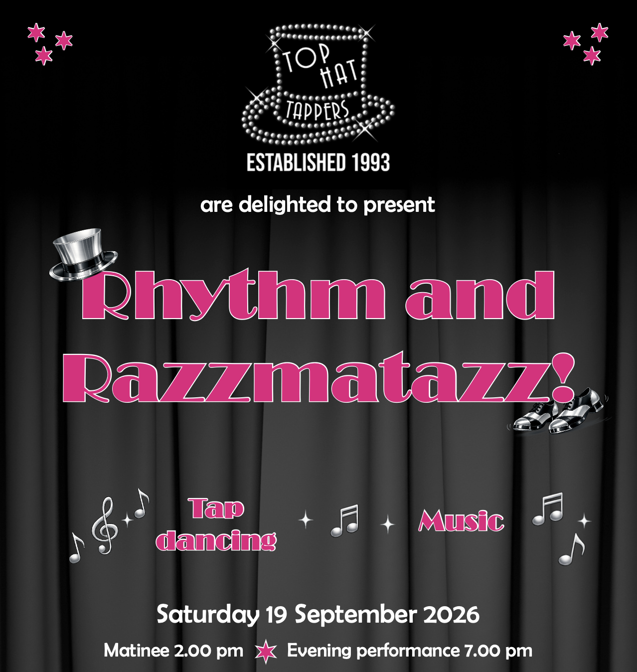 Rhythm and Razzmatazz! – Top Hat Tappers Live in Wilmslow